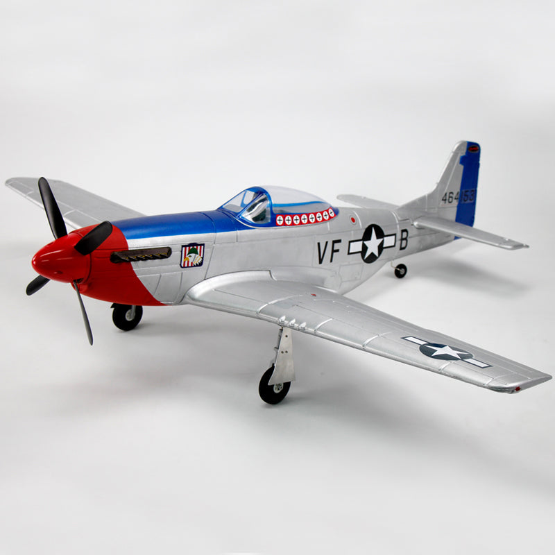 Dynam P51 Mustang V2 Fred Glover RC Warbird Plane 1200mm 47inch Wingspan PNP/BNF/RTF - DY8939FG