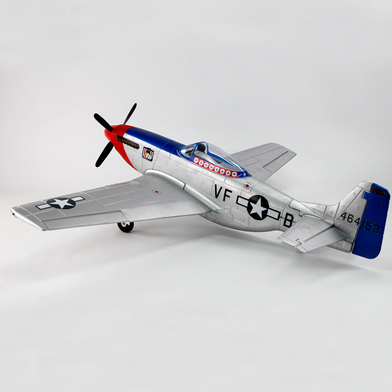 Dynam P51 Mustang V2 Fred Glover RC Warbird Plane 1200mm 47inch Wingspan PNP/BNF/RTF - DY8939FG