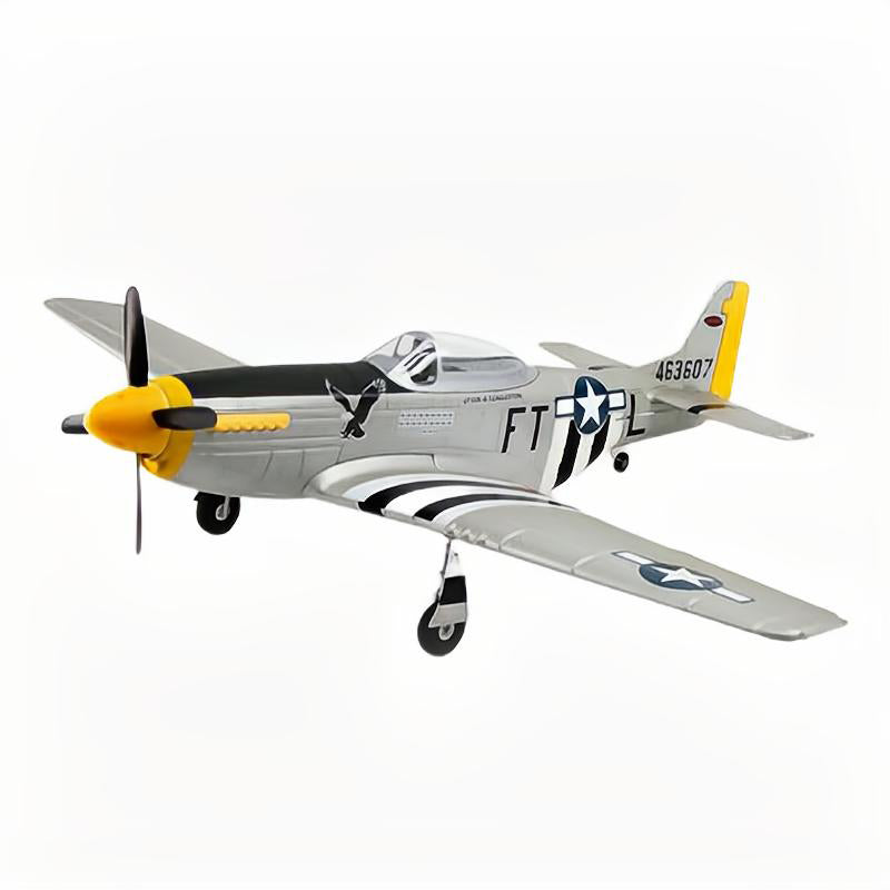 Dynam P51 Mustang V2 Silver RC Warbird Plane 1200mm 47inch Wingspan PNP/BNF/RTF - DY8939SV