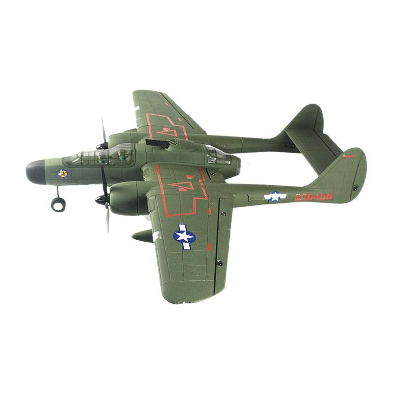 Dynam P-61 Black Widow Green Twin Engine RC Warbird Plane 1500mm 59inch Wingspan PNP/BNF/RTF - DY8973GN