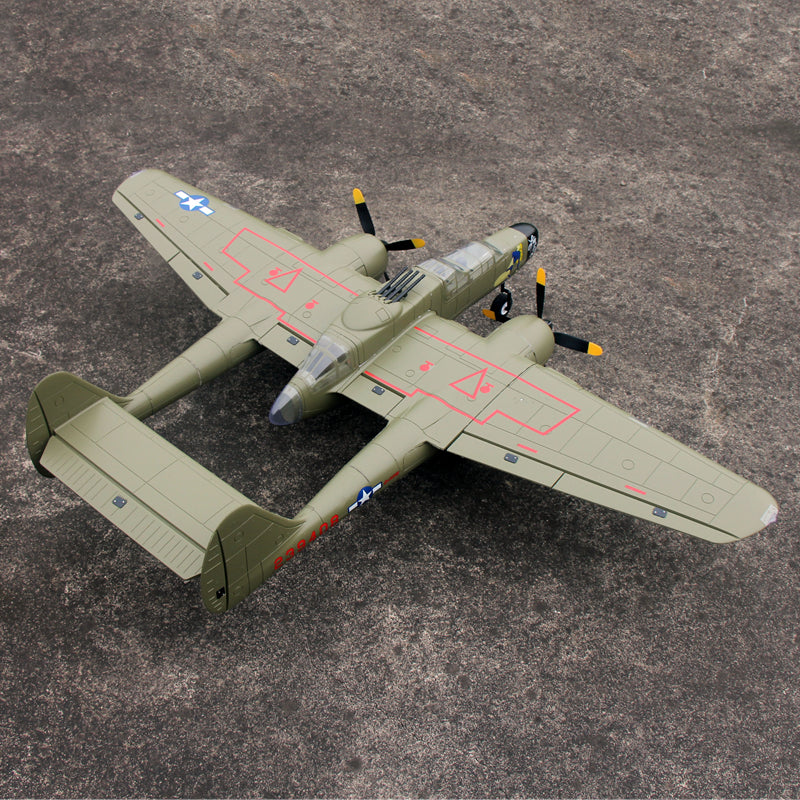 Dynam-P-61-Black-Widow-Green-Twin-Engine-RC-Warbird-Plane-1500mm-59-inch-Wingspan-PNP-BNF-RTF-DY8973GN