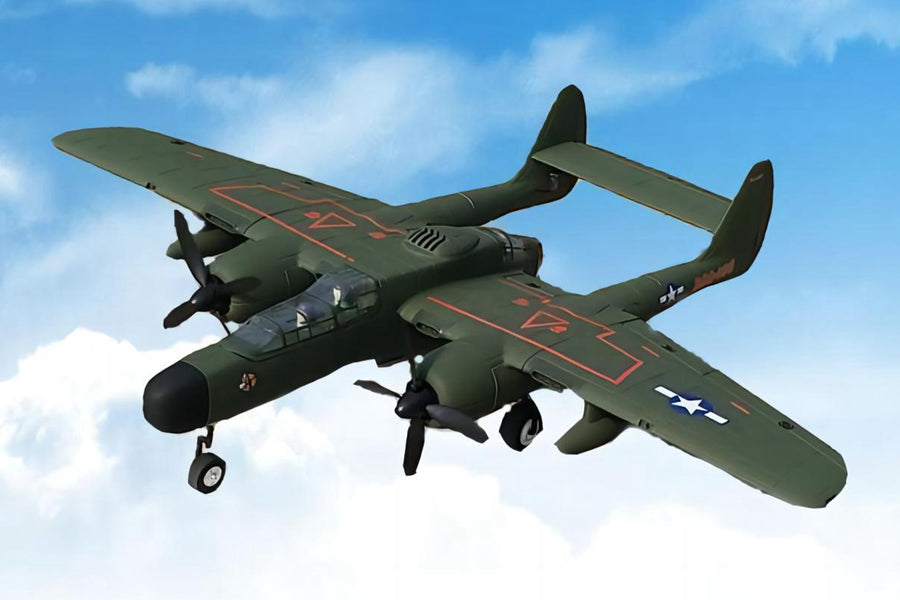 Dynam P-61 Black Widow Green Twin Engine RC Warbird Plane 1500mm 59inch Wingspan PNP/BNF/RTF - DY8973GN