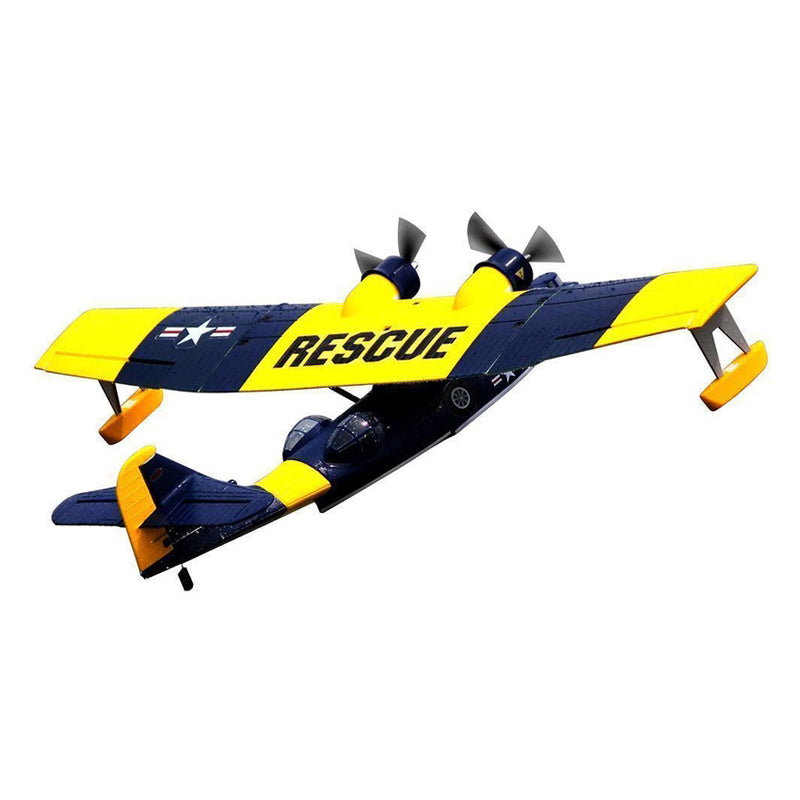 Dynam PBY Catalina V2 Blue Twin Engine RC Seaplane 1470mm 57inch Wingspan PNP/BNF/RTF - DY8943BL