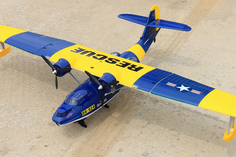 Dynam PBY Catalina V2 Blue Twin Engine RC Seaplane 1470mm 57inch Wingspan PNP/BNF/RTF - DY8943BL