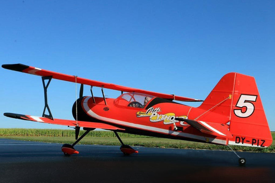 Dynam-Pitts-Python-Model-12-Red-4S-RC-3D-Aerobatic-Biplane-PNP-BNF-RTF-DY8947RD