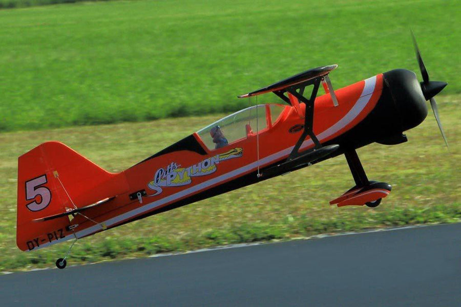 Dynam-Pitts-Python-Model-12-Red-4S-RC-3D-Aerobatic-Biplane-PNP-BNF-RTF-DY8947RD