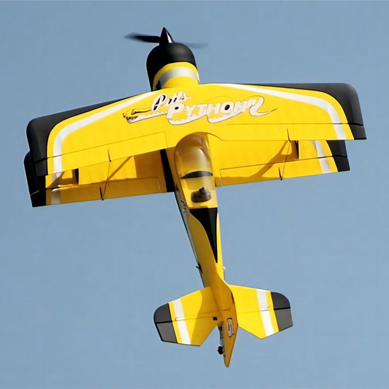 Dynam Pitts Python Model 12 Yellow RC Aerobatic Biplane 1067mm 42inch Wingspan PNP/BNF/RTF - DY8947YL