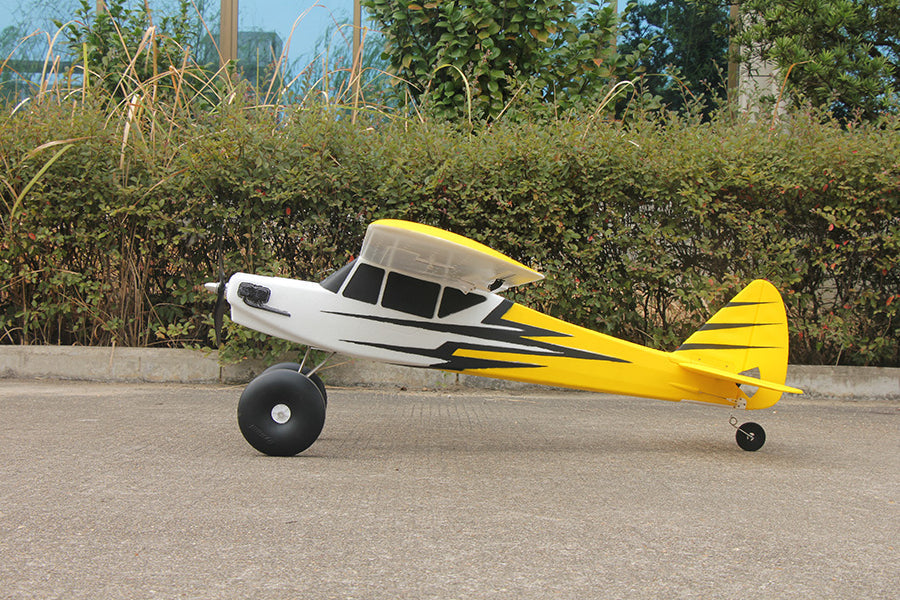 Dynam Primo Trainer Yellow RC Plane 1450mm 57inch Wingspan PNP/BNF/RTF - DY8971YL