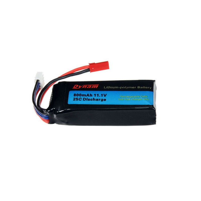 Dynam RC 11.1V 800mAh 25C Lipo Battery DY-6017