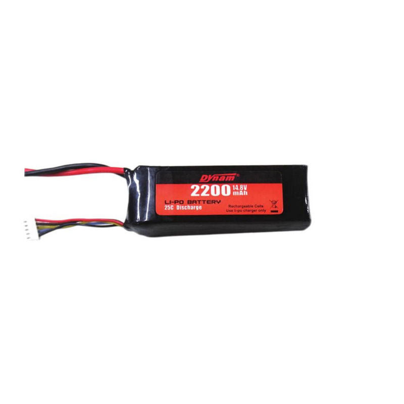 Dynam RC 14.8V 2200mAh 25C Lipo Battery DY-6015