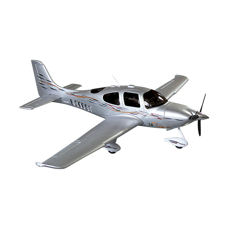 Dynam SR22 V2 Trainer Silver RC Scale Plane 1400mm 55inch Wingspan PNP/BNF/RTF - DY8936SV