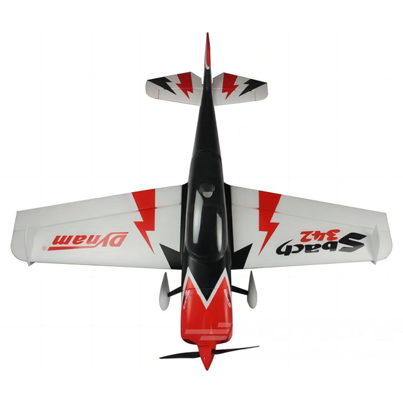 Dynam Sbach 342 Radio Controlled Aerobatic Low-Wing Airplane 1250mm 49inch Wingspan - PNP/BNF/RTF - DY8945