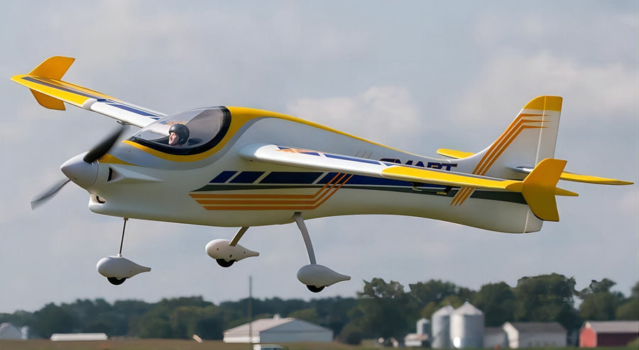 Dynam Smart Trainer V2 Radio Controlled Aerobatic Airplane 1500mm 59inch Wingspan - PNP/BNF/RTF - DY8962V2