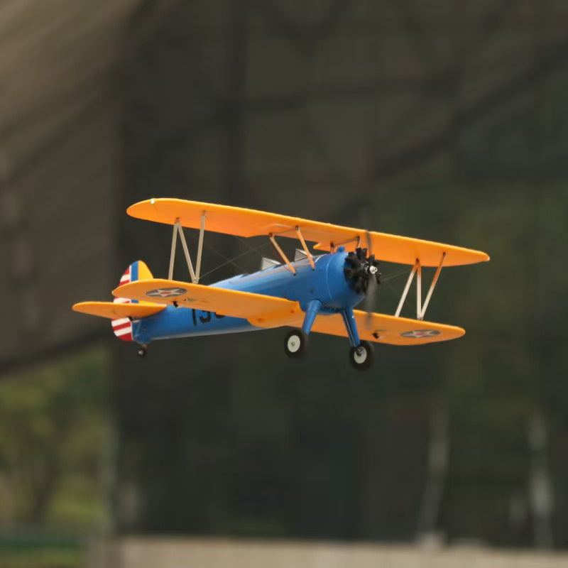 Dynam Stearman PT 17 Blue 4S Radio Controlled Biplane 1300mm Wingspan