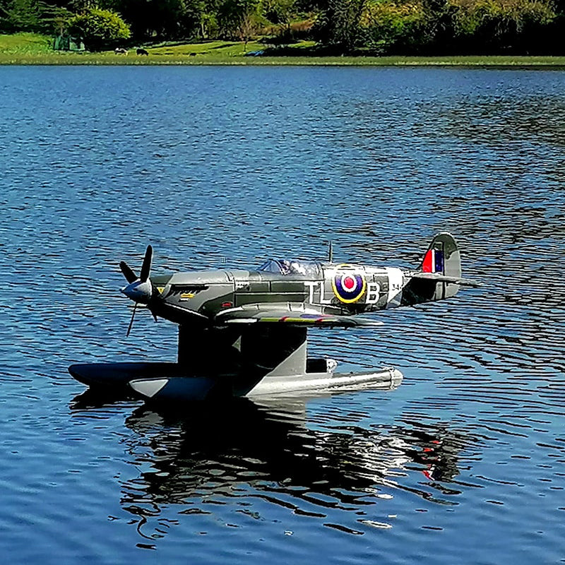 Dynam Supermarine Spitfire MK.VB Green RC Warbird Seaplane 1200mm 47inch Wingspan PNP/BNF/RTF - DY8975