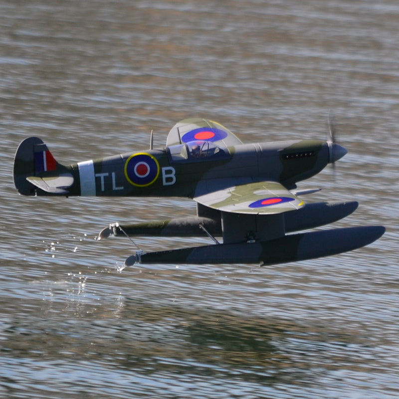 Dynam Supermarine Spitfire MK.VB Green RC Warbird Seaplane 1200mm 47inch Wingspan PNP/BNF/RTF - DY8975