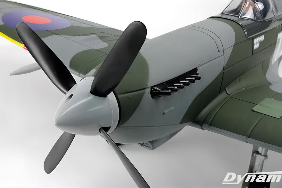 Dynam Supermarine Spitfire V3 RC Warbird Plane 1200mm 47inch Wingspan PNP/BNF/RTF - DY8942