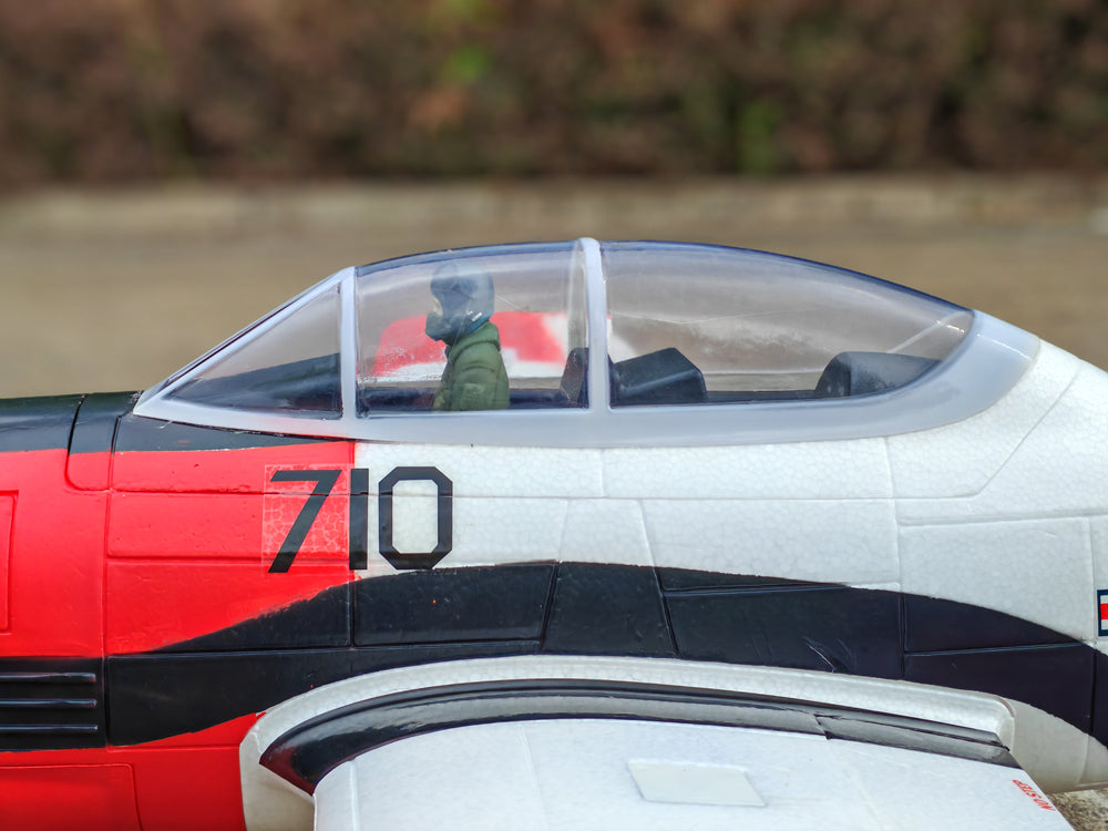 Dynam-T-28-Trojan-V2-Red-4S-Radio-Controlled-Warbird-Airplane-1300mm-Wingspan-Flaps-PNP-BNF-RTF-8C-DY8940RD