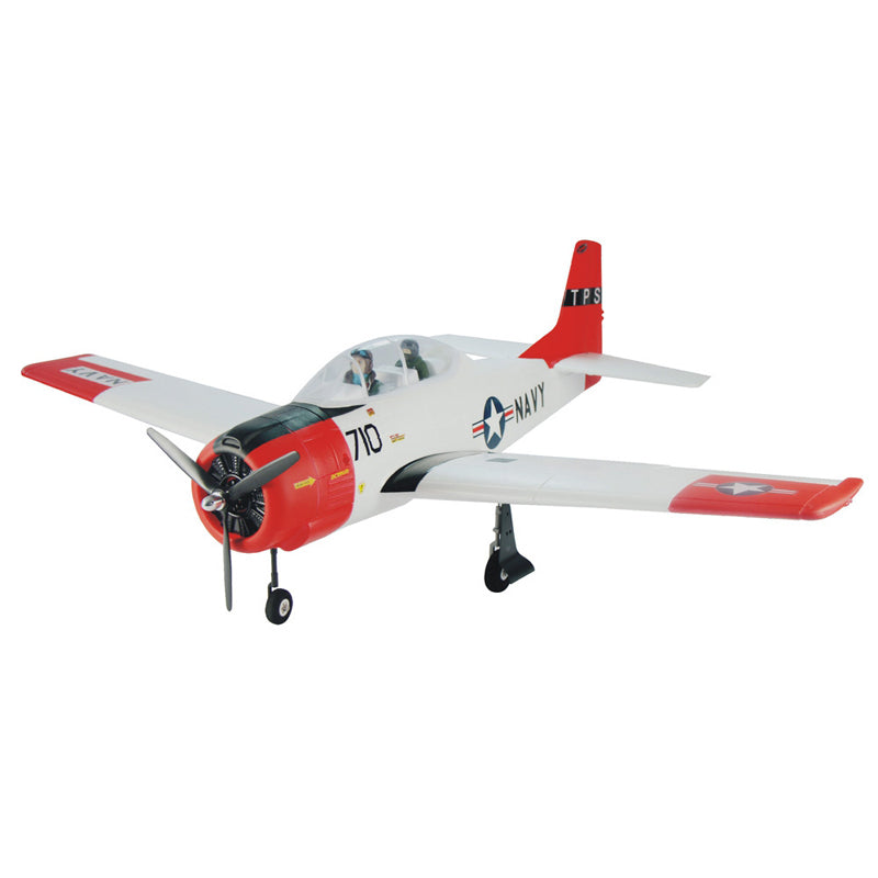 Dynam T28 Trojan V2 Red RC Warbird Plane 1270mm 50inch Wingspan PNP/BNF/RTF - DY8940RD