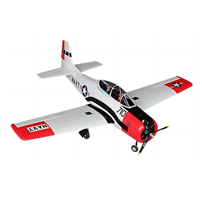 Dynam T28 Trojan V2 Red RC Warbird Plane 1270mm 50inch Wingspan PNP/BNF/RTF - DY8940RD