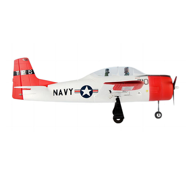 Dynam T28 Trojan V2 Red RC Warbird Plane 1270mm 50inch Wingspan PNP/BNF/RTF - DY8940RD