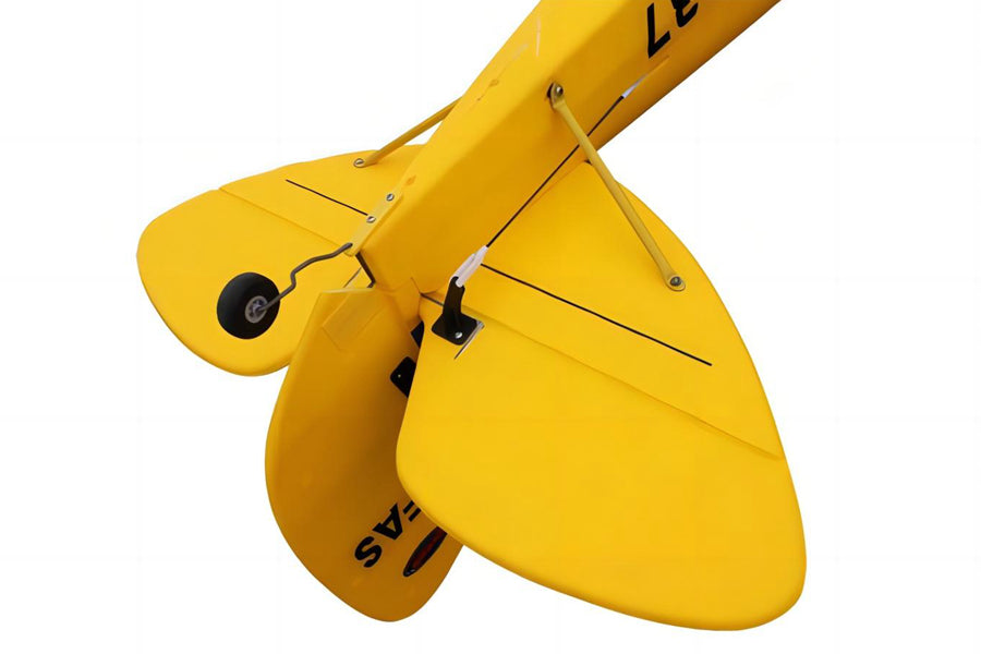 Dynam Tiger Moth V2 Yellow RC Biplane 1270mm 50inch Wingspan PNP/BNF/RTF - DY8958YL