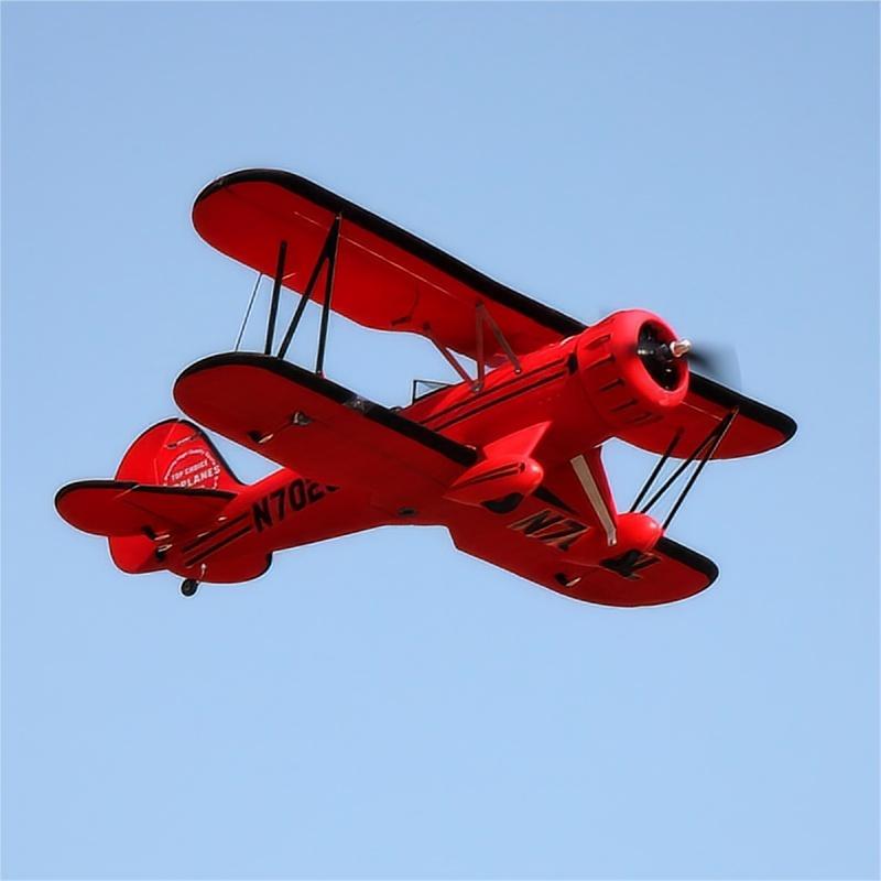 Dynam Waco YMF-5D V2 Red Radio Controlled Biplane 1270mm 50" Wingspan - PNP/BNF/RTF - DY8952RD