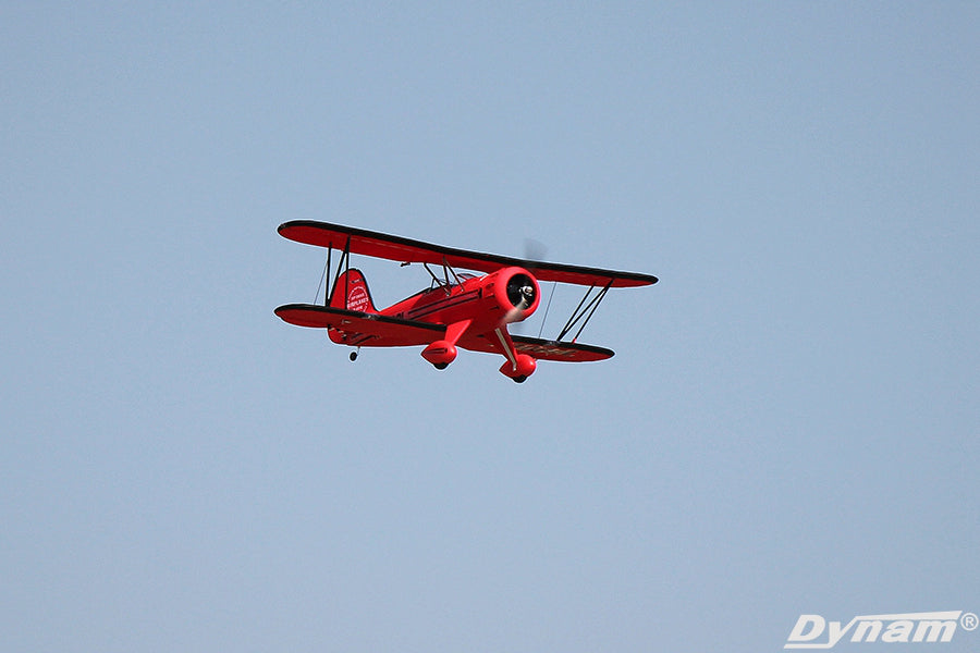 Dynam Waco YMF-5D V2 Red Radio Controlled Biplane 1270mm 50" Wingspan - PNP/BNF/RTF - DY8952RD