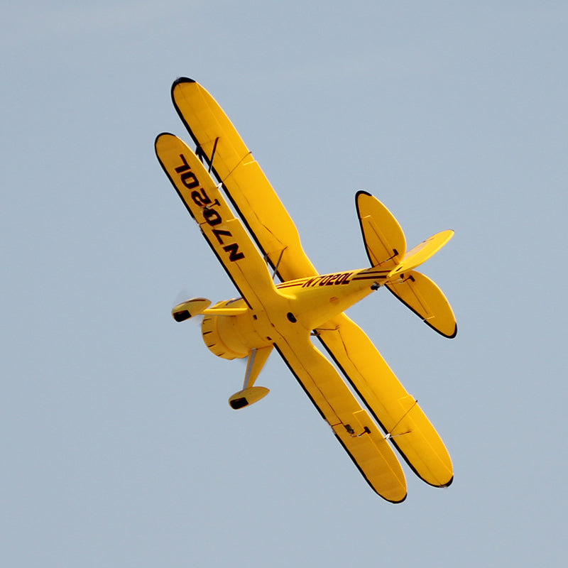 Dynam Waco YMF-5D V2 Yellow RC Biplane 1270mm 50inch Wingspan PNP/BNF/RTF - DY8952YL