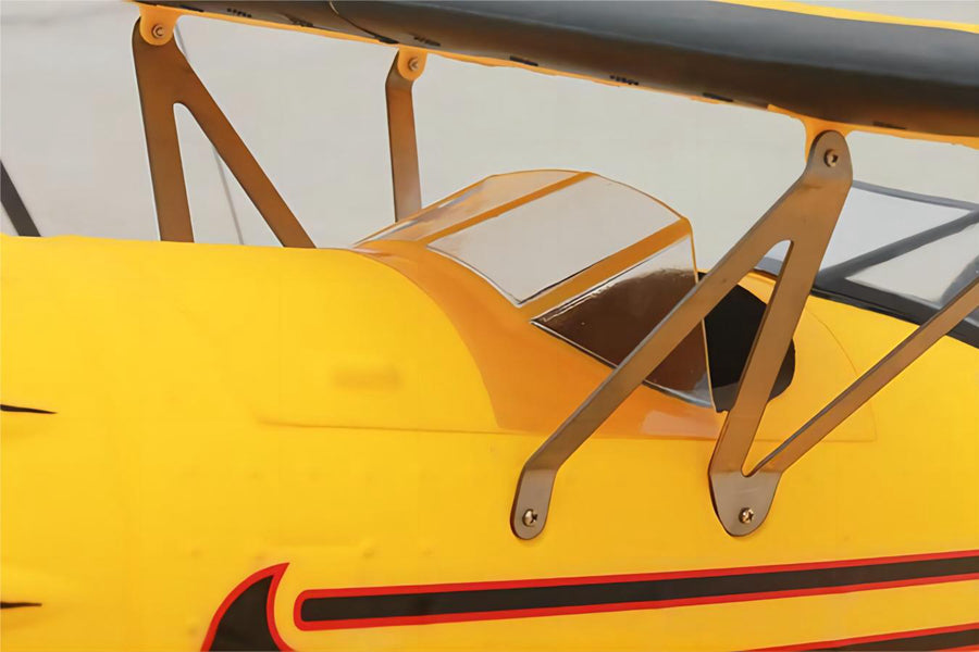 Dynam Waco YMF-5D V2 Yellow RC Biplane 1270mm 50inch Wingspan PNP/BNF/RTF - DY8952YL