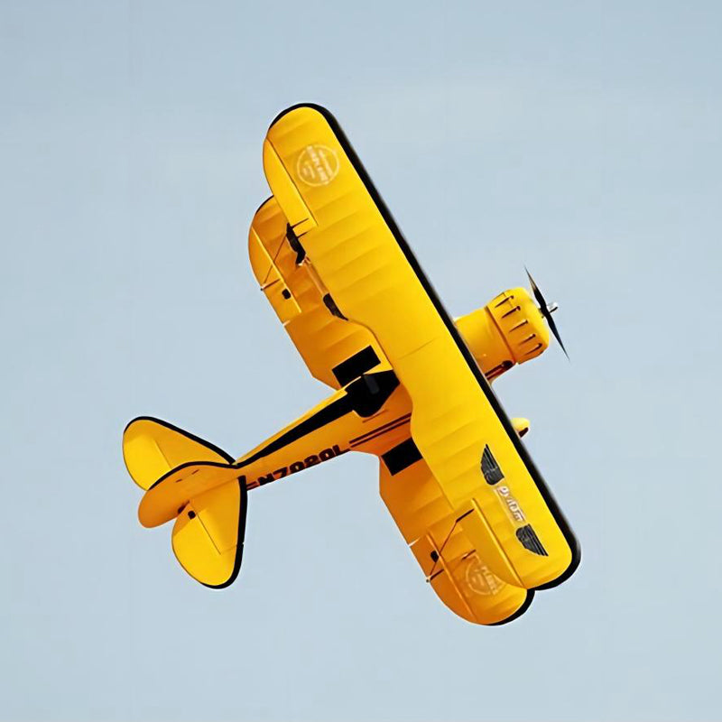 Dynam Waco YMF-5D V2 Yellow RC Biplane 1270mm 50inch Wingspan PNP/BNF/RTF - DY8952YL